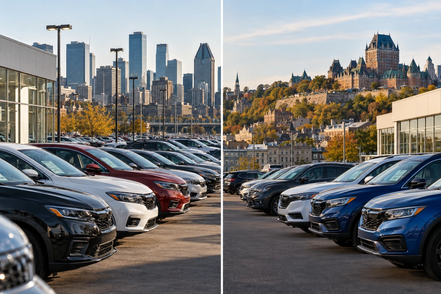 Concessionnaires à Québec vs Montréal : où trouver les meilleurs prix?